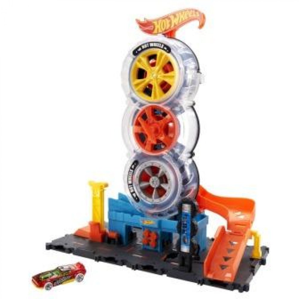Hot Wheels Track Super Twist Tire Shop