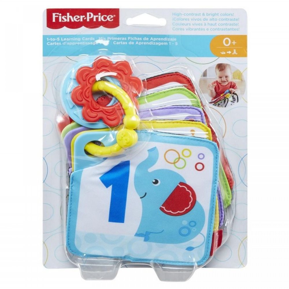 Fisher Price Cards-Soft Rattles