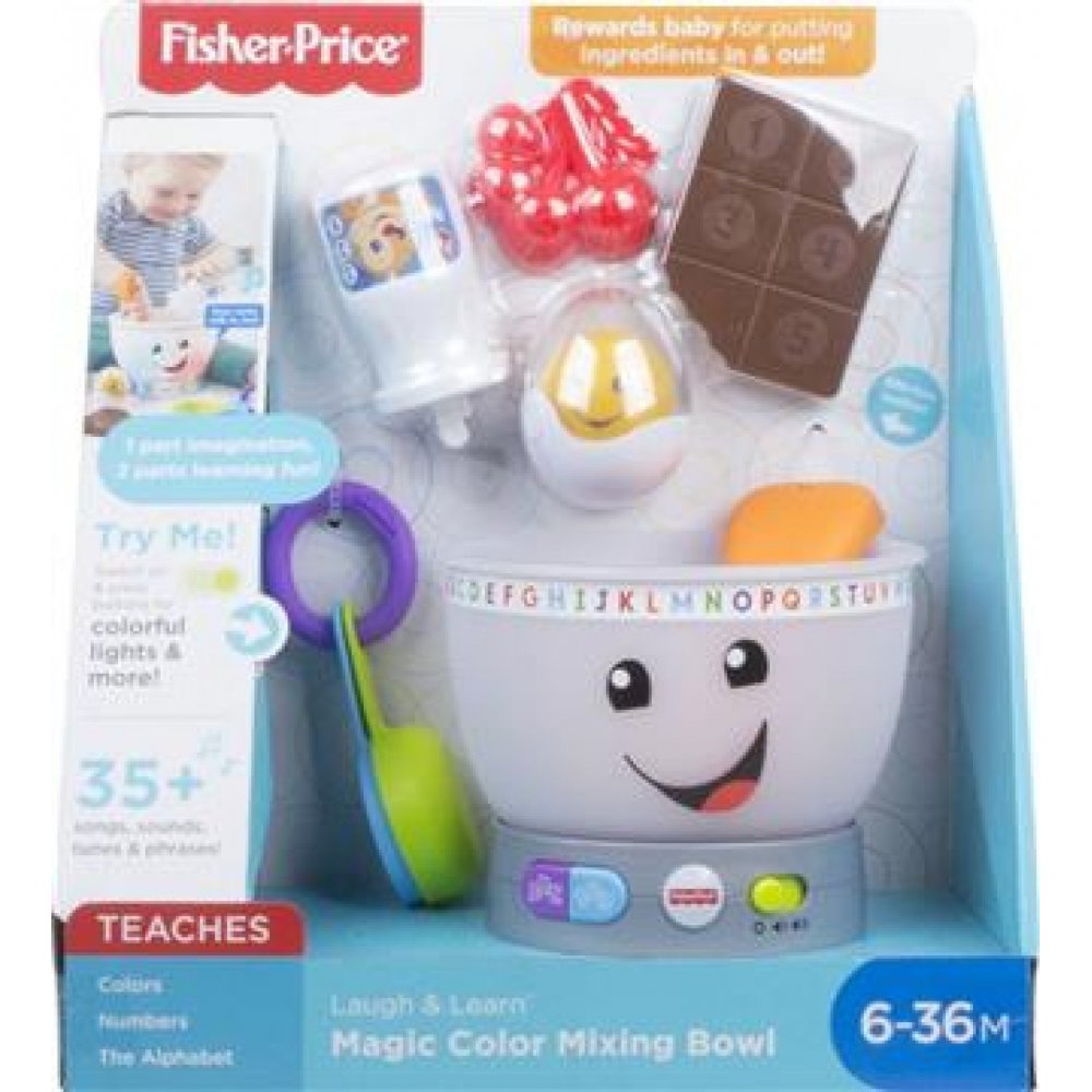 Fisher Price Laugh & Learn Εκπαιδευτικό Μπολ Ζαχαροπλαστικής