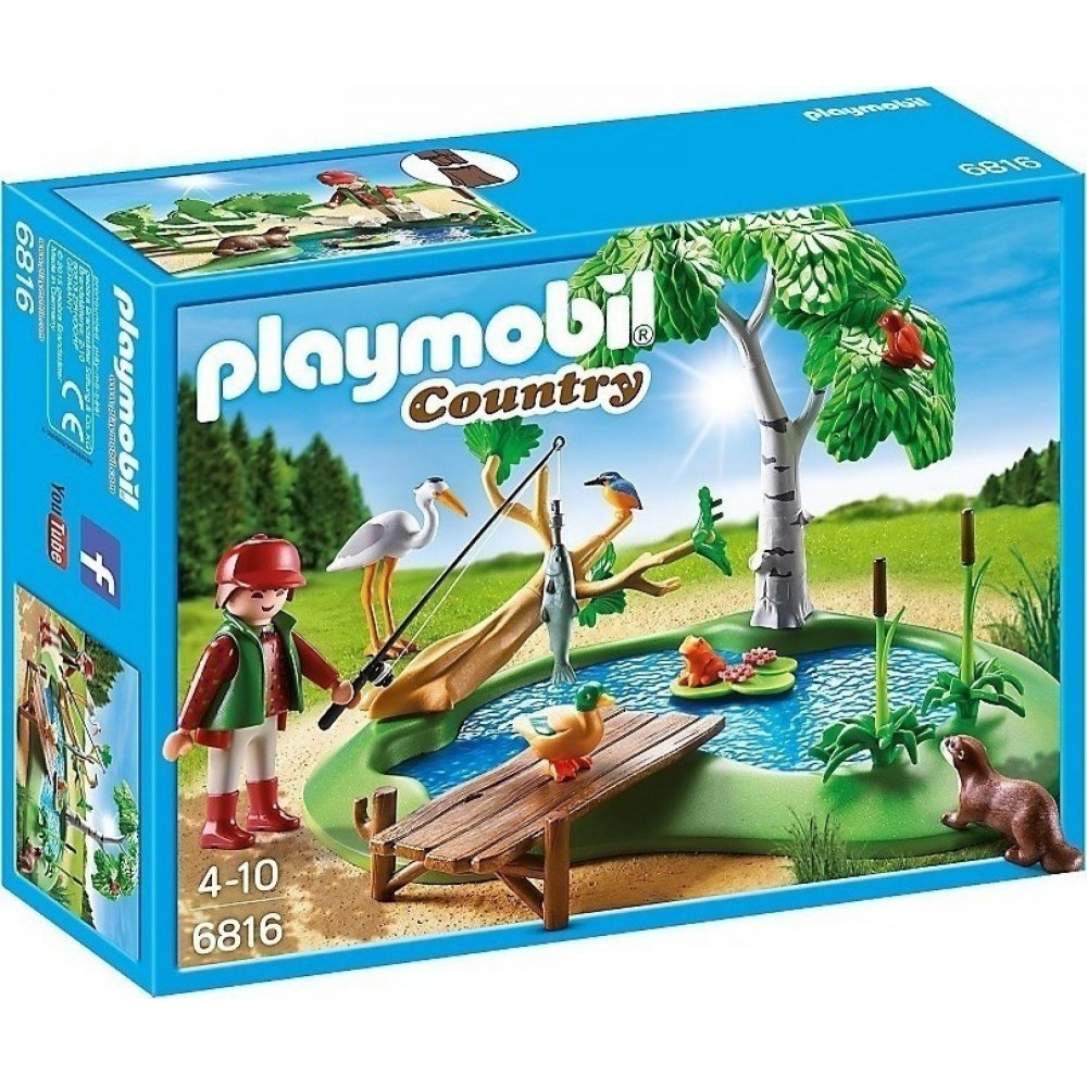 Playmobil Ψαράς Σε Λιμνούλα Με Ζωάκια
