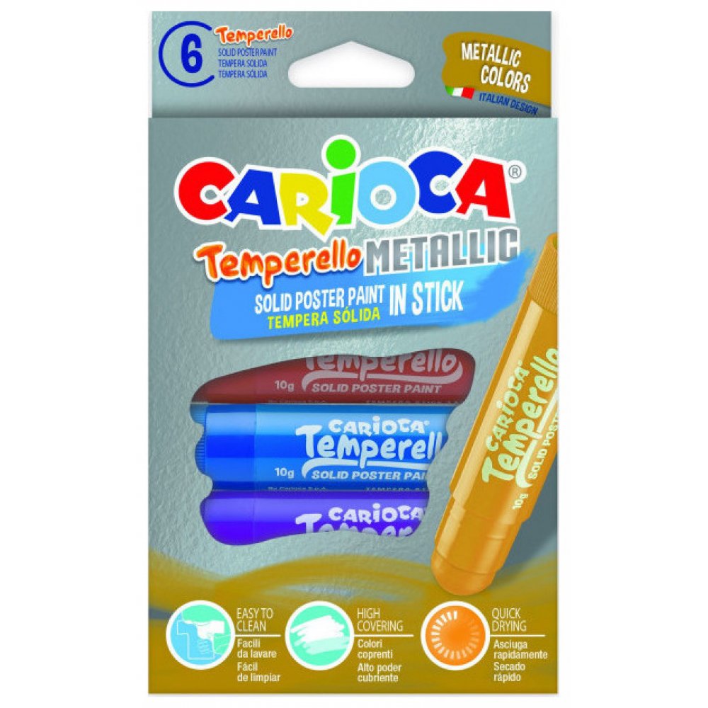 Carioca Temperello Metallic 6 Colors