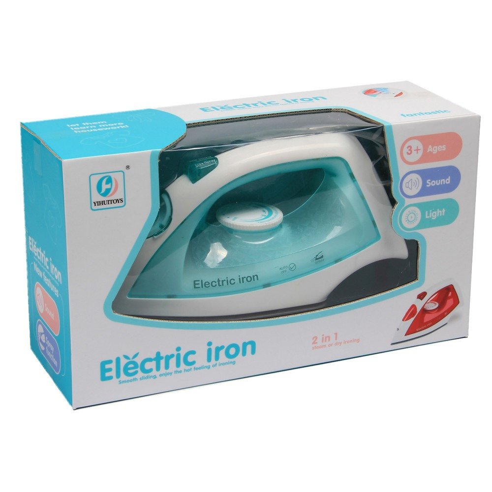 IRON WITH SOUND AND LIGHT