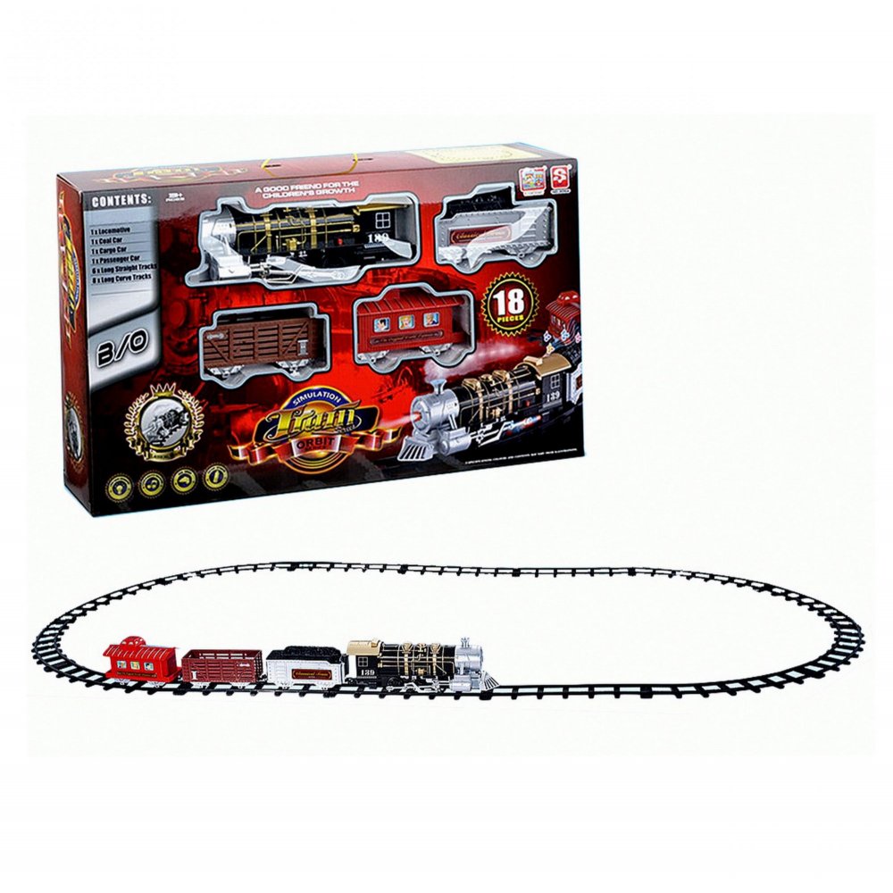 Train set with 3 wagons