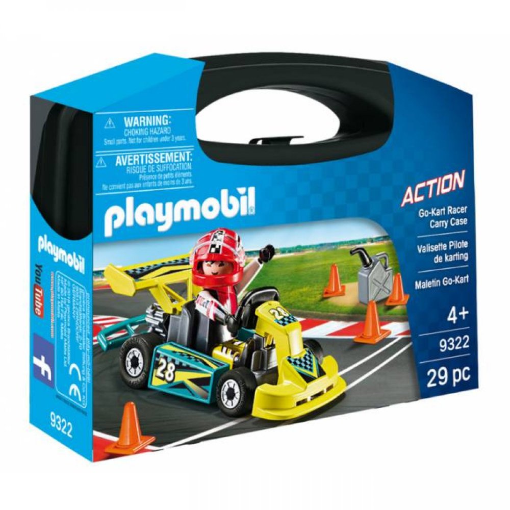 Playmobil Βαλιτσάκι Go-Kart