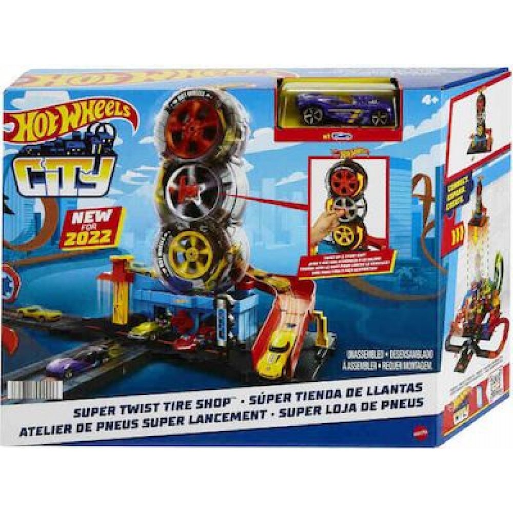 Hot Wheels Track Super Twist Tire Shop