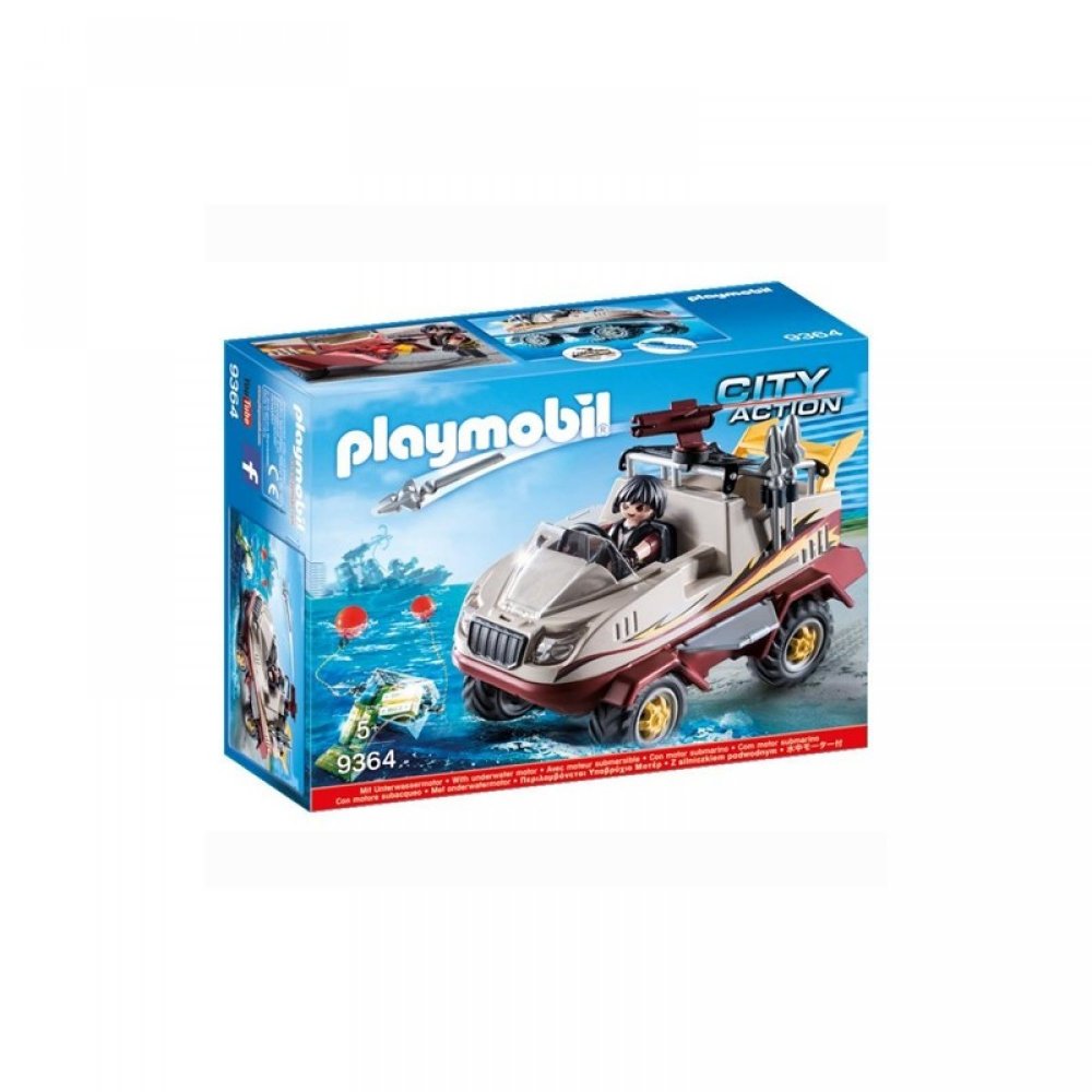 Playmobil Αμφίβιο όχημα Ομάδας Ειδικών Αποστολών