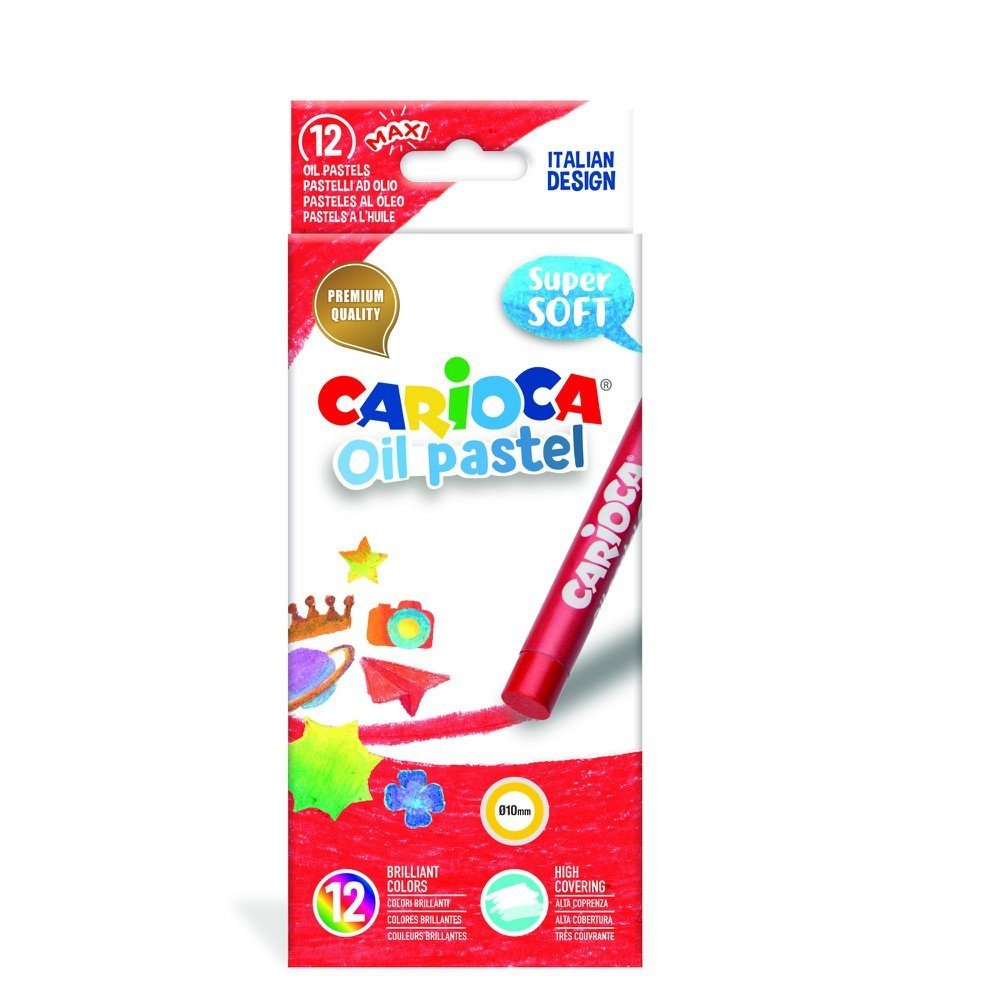 Oil pastels super soft set of 12 pieces Carioca