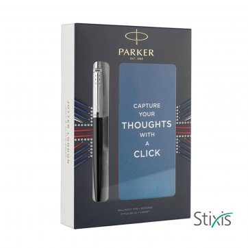 Parker Pen Company SET PARKER JOTTER CR BP + NOTEPAD BLACK CT