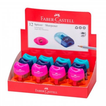 Faber-Castell Faber-Castell Apple Combi Ξύστρα Βαρελάκι με Γόμα (1 τμχ.)