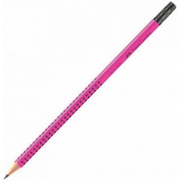 Faber-Castell Faber-Castell graphite pencil grip 2001 UK with pink eraser