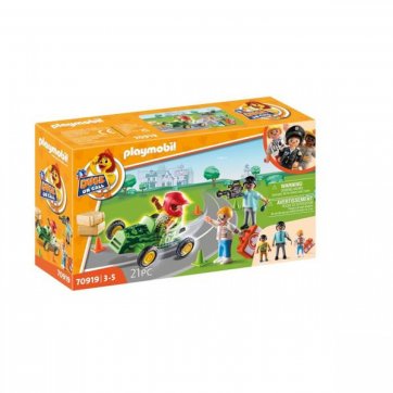 Playmobil DUCK ON CALL - Rescue Operation: Help the racing driver!
