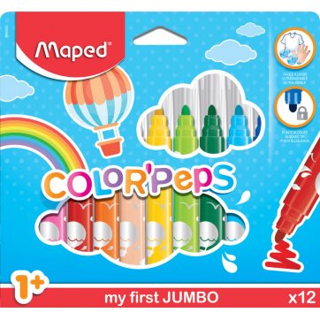 Maped Thick marker 12 pieces