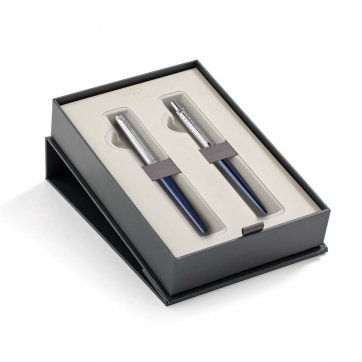 Parker Pen Company Parker Set Durable Pen and Roller Jotter Core Royal Blue